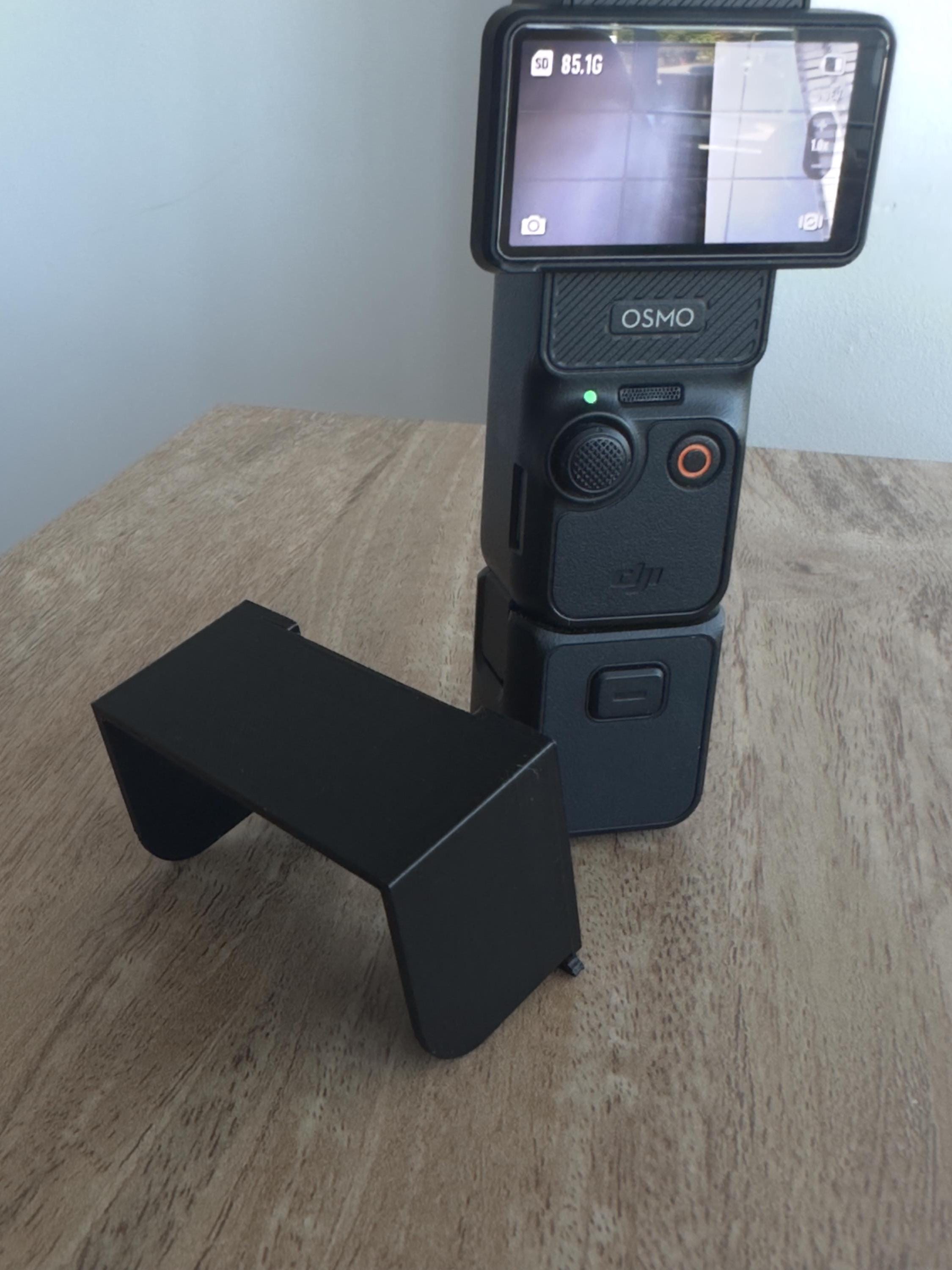 Sun Shade Hood for DJI Osmo Pocket 3 – Reduce Glare & Improve Screen Visibility Outdoors