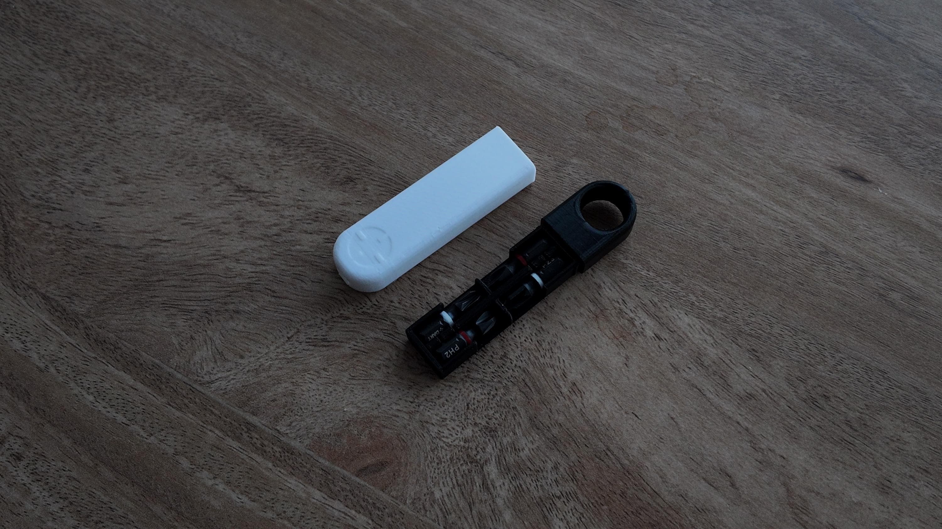 Mini Magnetic Screwdriver with Bit Storage | EDC Pocket Tool | Pocket Repair Tool | Everyday Carry Gift | Compact DIY Kit