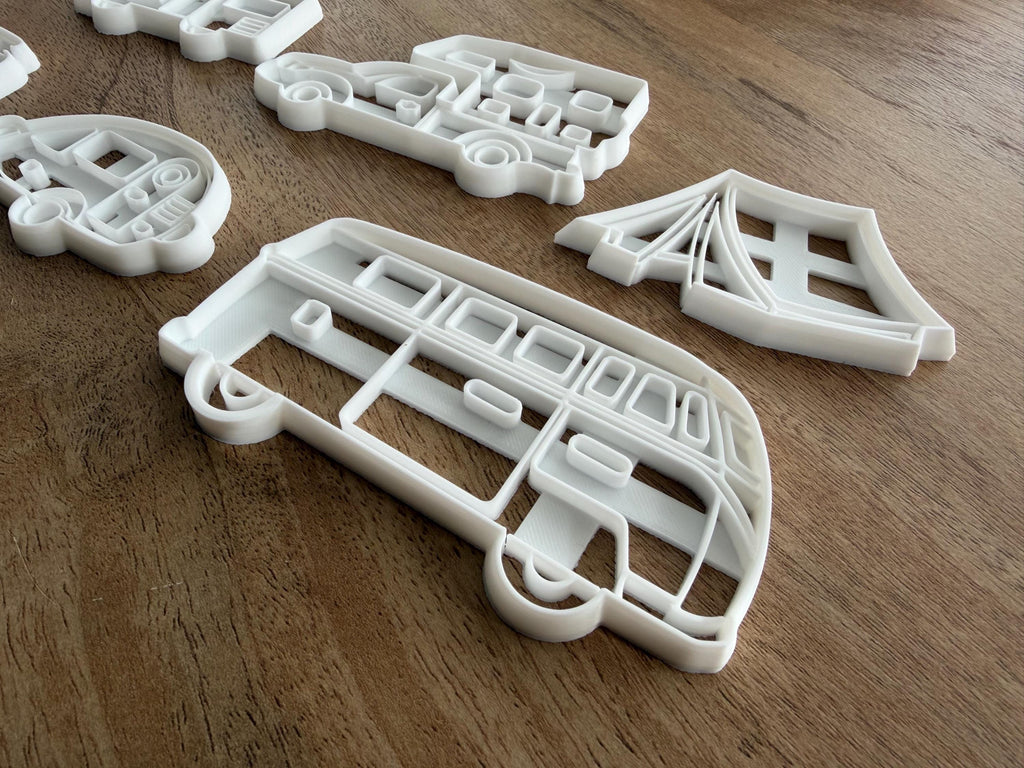 Camping Cookie Cutters: Vanlife Adventure Baking Set