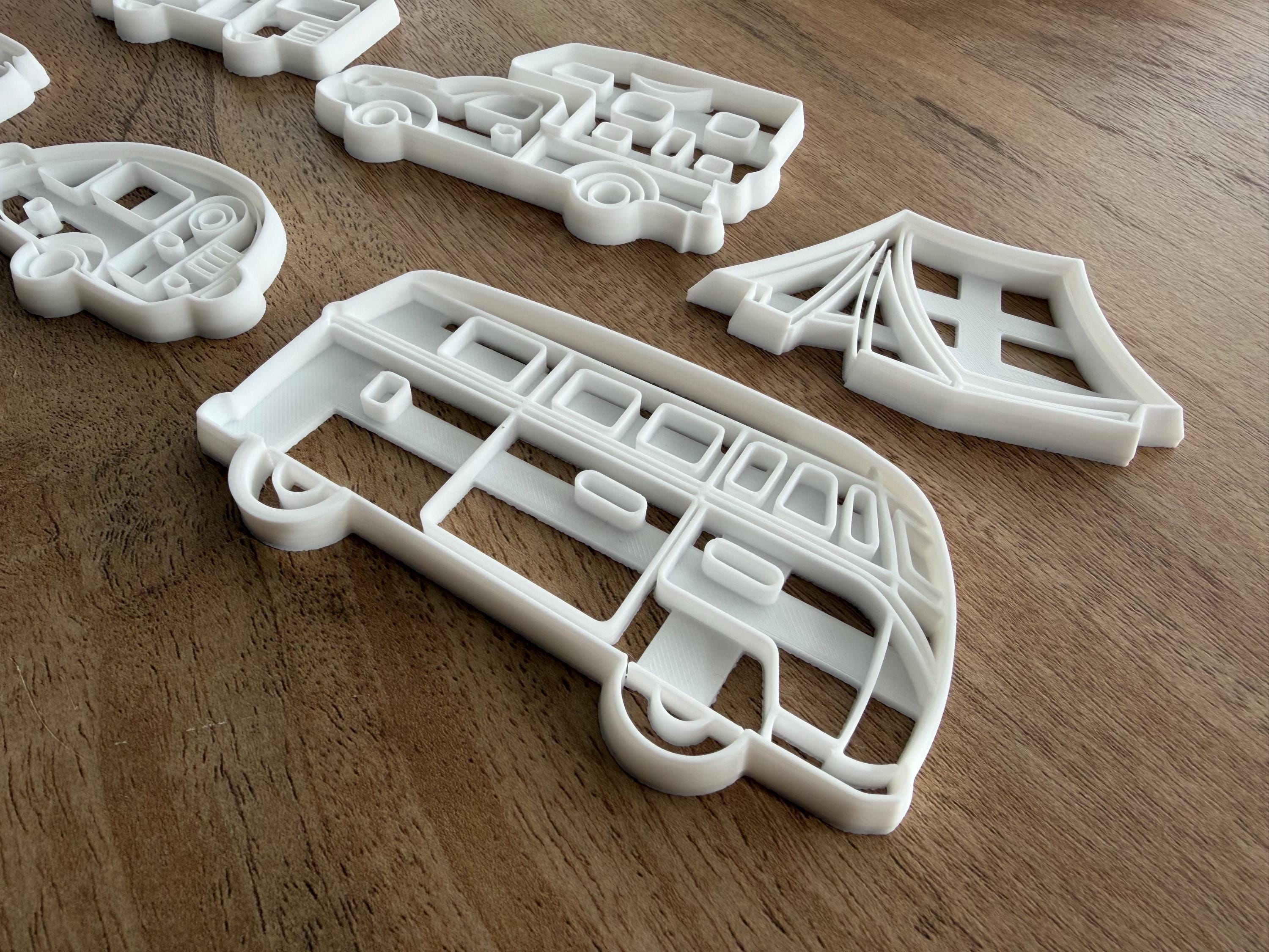Camping Cookie Cutters: Vanlife Adventure Baking Set